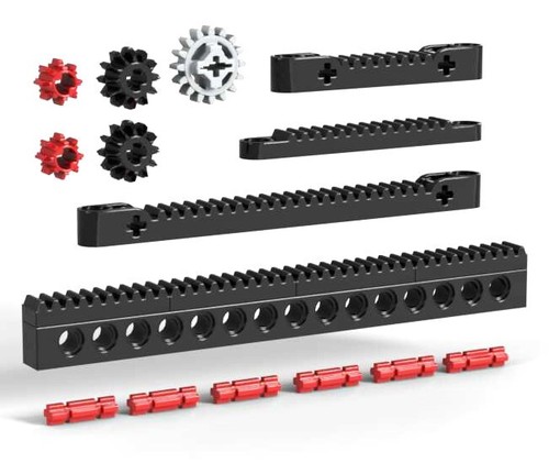 Lego rack kit - rack, ingranaggi